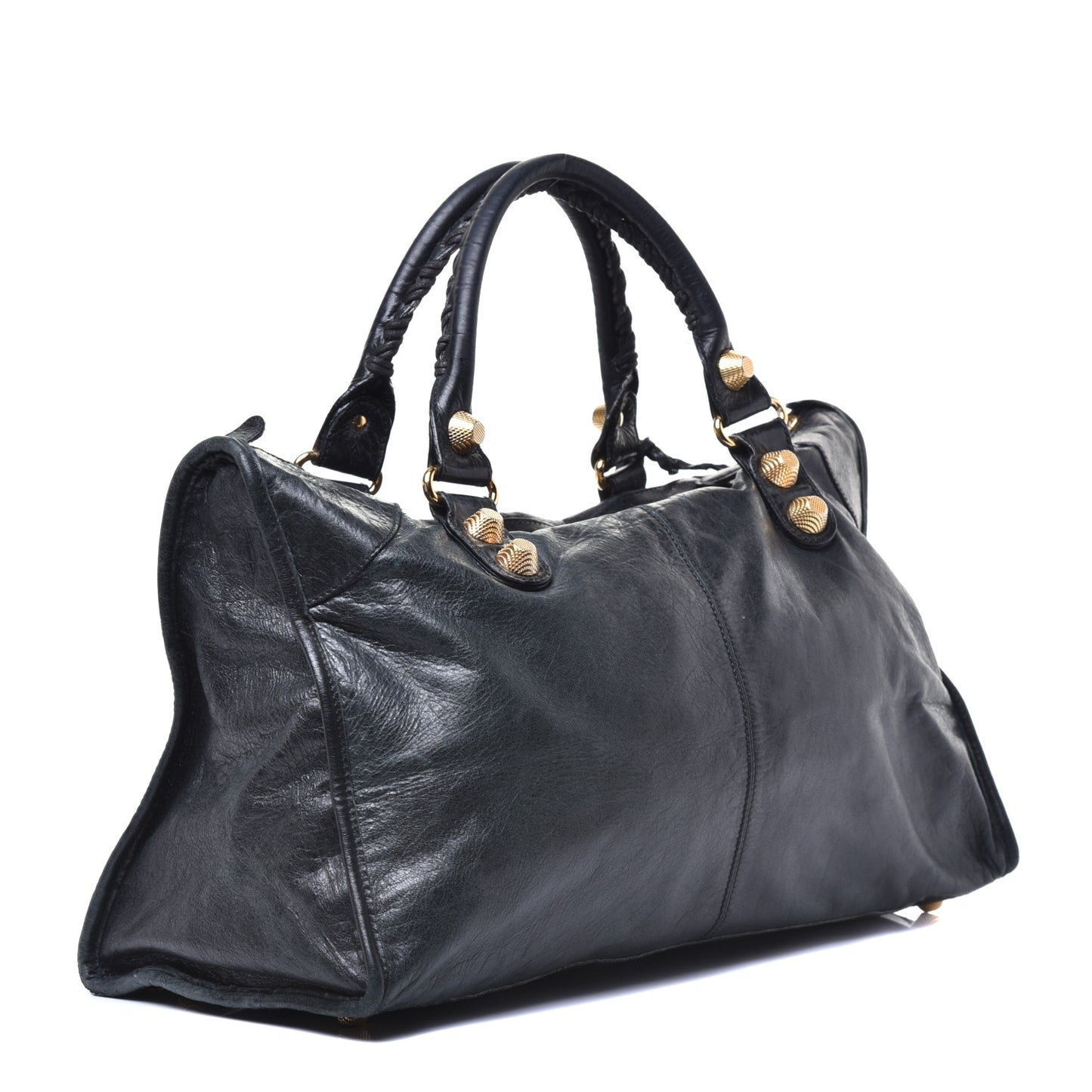 Agneau Giant 21 Gold Hardware Work Black