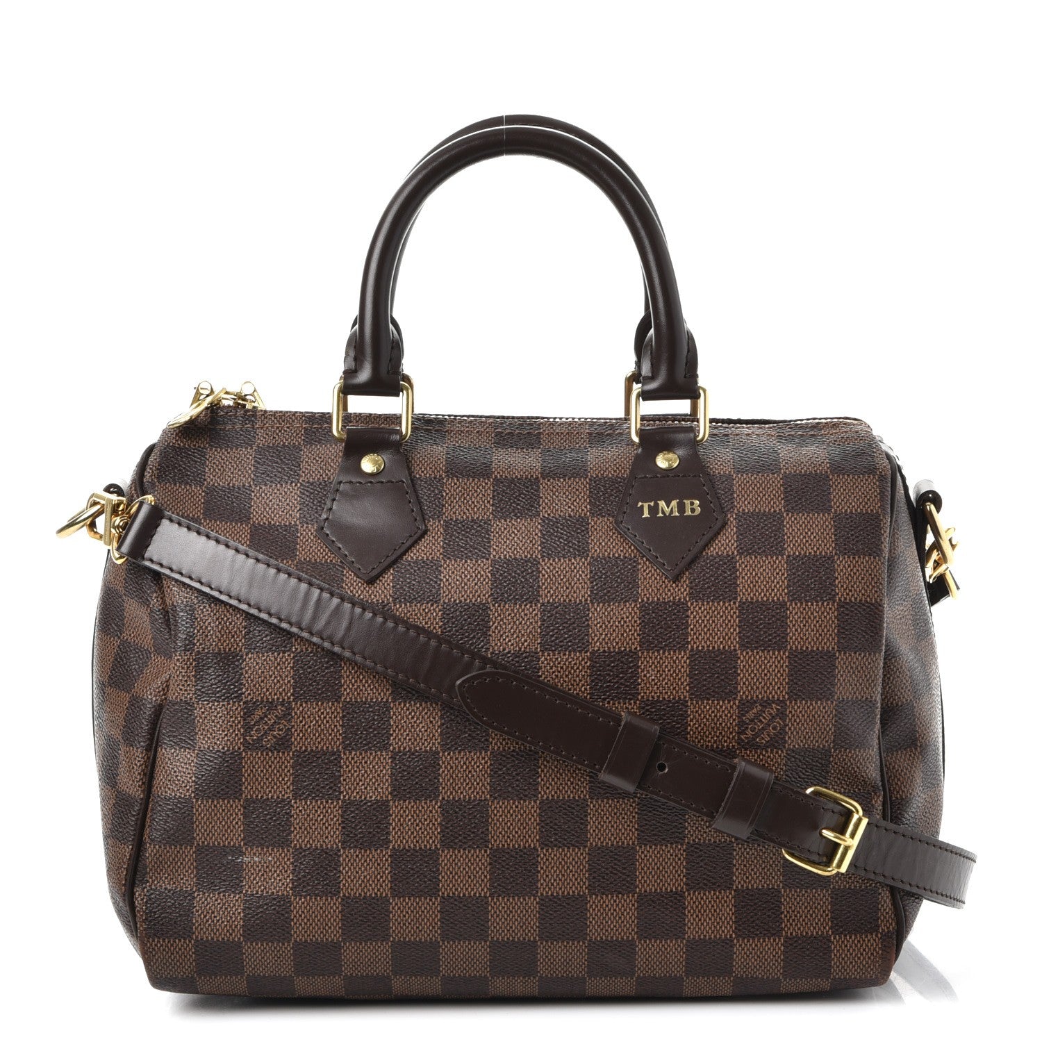 Louis Vuitton Damier Ebene Speedy Bandouliere 25 1 of 10