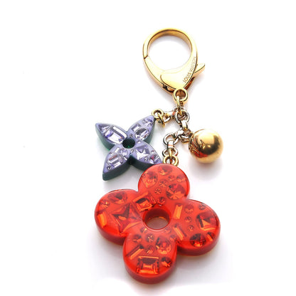 Louis Vuitton Resin Strass Glam Flower Bag Charm Multicolor 1 of 5