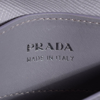 Prada Saffiano Cuir Convertible Top Handle Tote Glicine 8 of 10