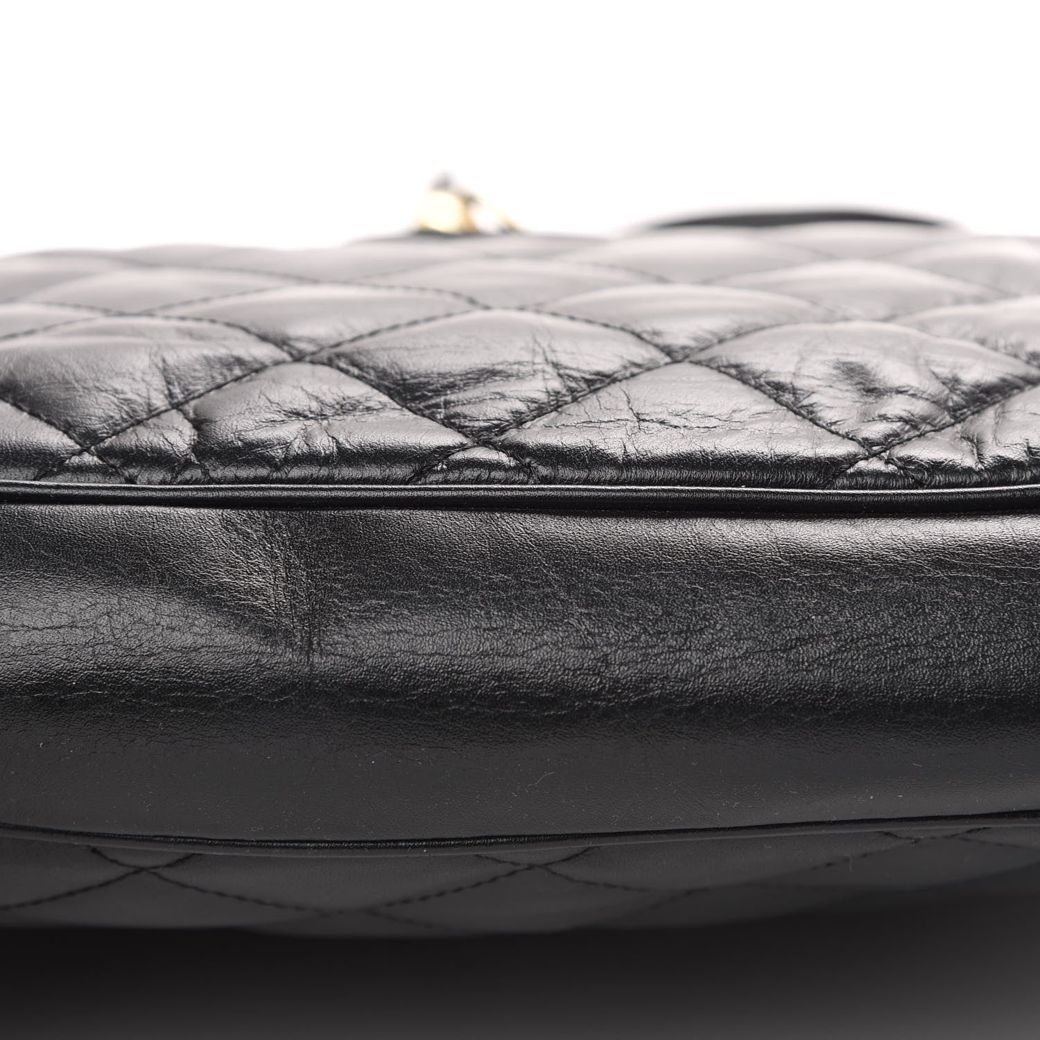 Burberry Calfskin Quilted Brook Hobo Black 9 of 11
