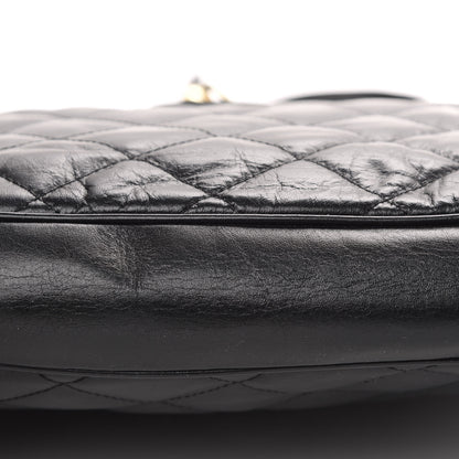 Burberry Calfskin Quilted Brook Hobo Black 9 of 11