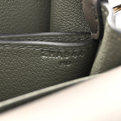 Hermes Evercolor Mini Sac Roulis Vert De Gris 7 of 10