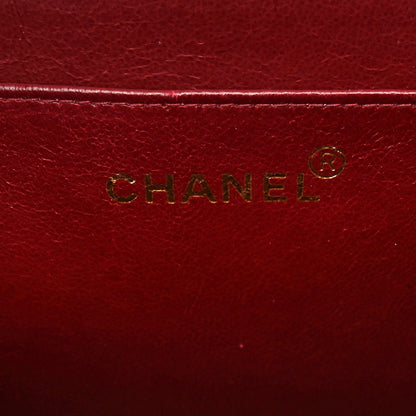 Chanel Lambskin Quilted XL Jumbo Single Flap Black 6 of 11