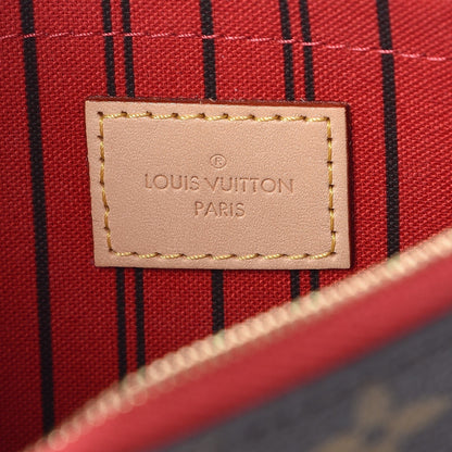 Louis Vuitton Monogram Neverfull MM GM Pochette Cherry 6 of 8