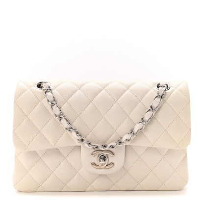 Chanel Caviar Quilted Small Double Flap White 1 of 10