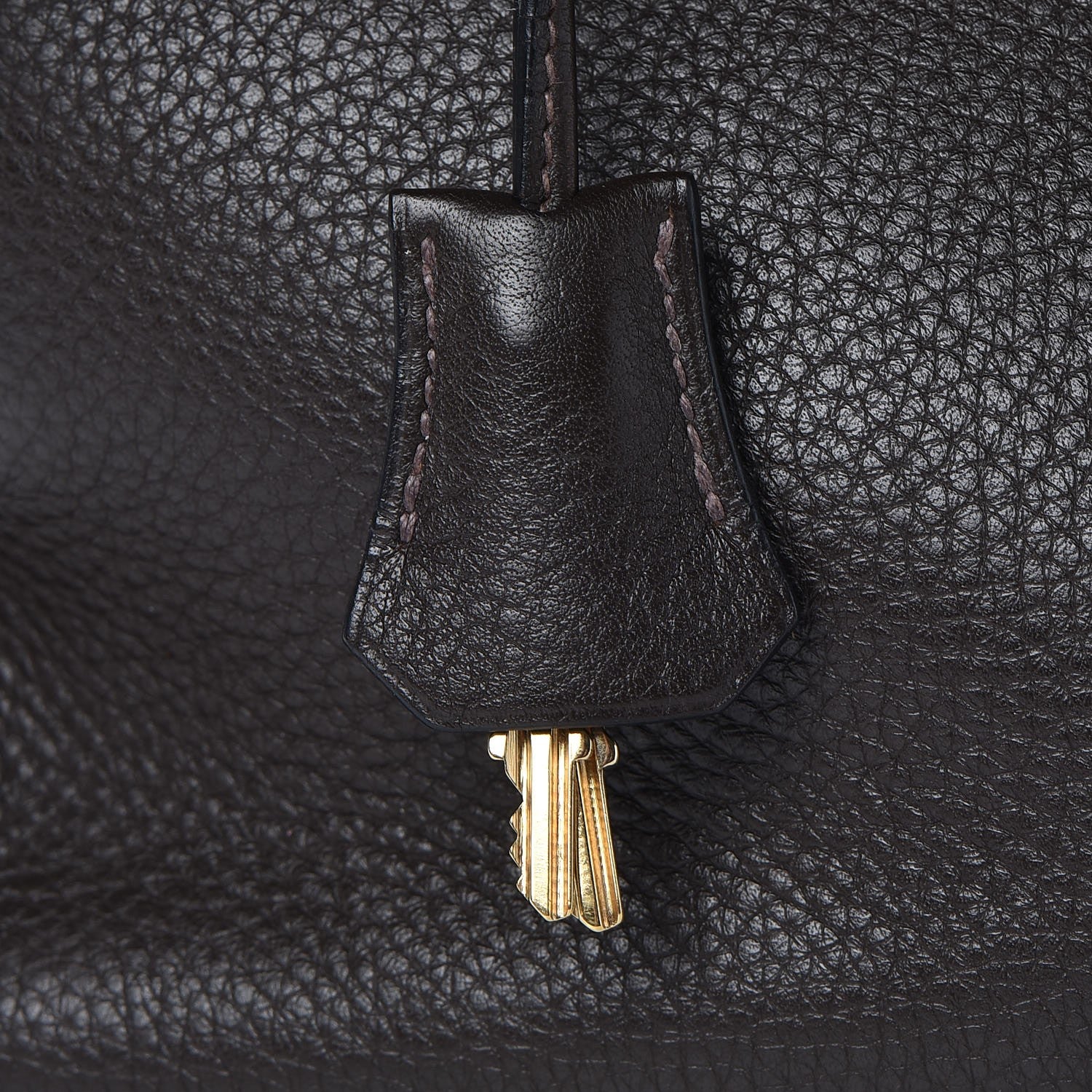 Hermes Taurillon Clemence Kelly Retourne 32 Chocolate 27 of 41