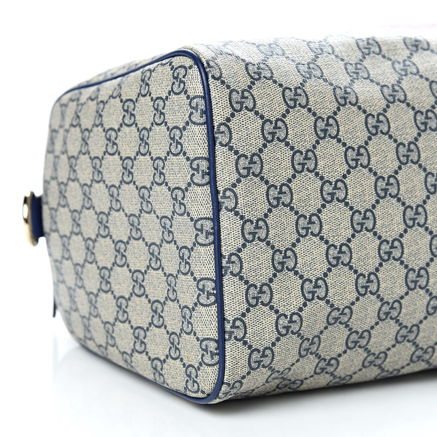 GG Plus Monogram Medium Boston Taiwan Flag Unicef Duffle Blue