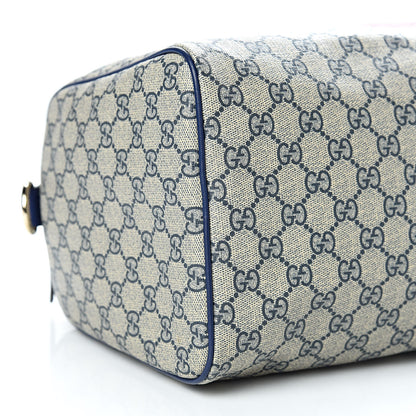Gucci GG Plus Monogram Medium Boston Taiwan Flag Unicef Duffle Blue 9 of 10