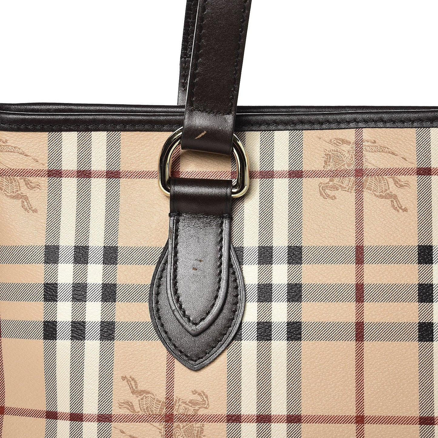 Haymarket Check Medium Regent Tote Chocolate