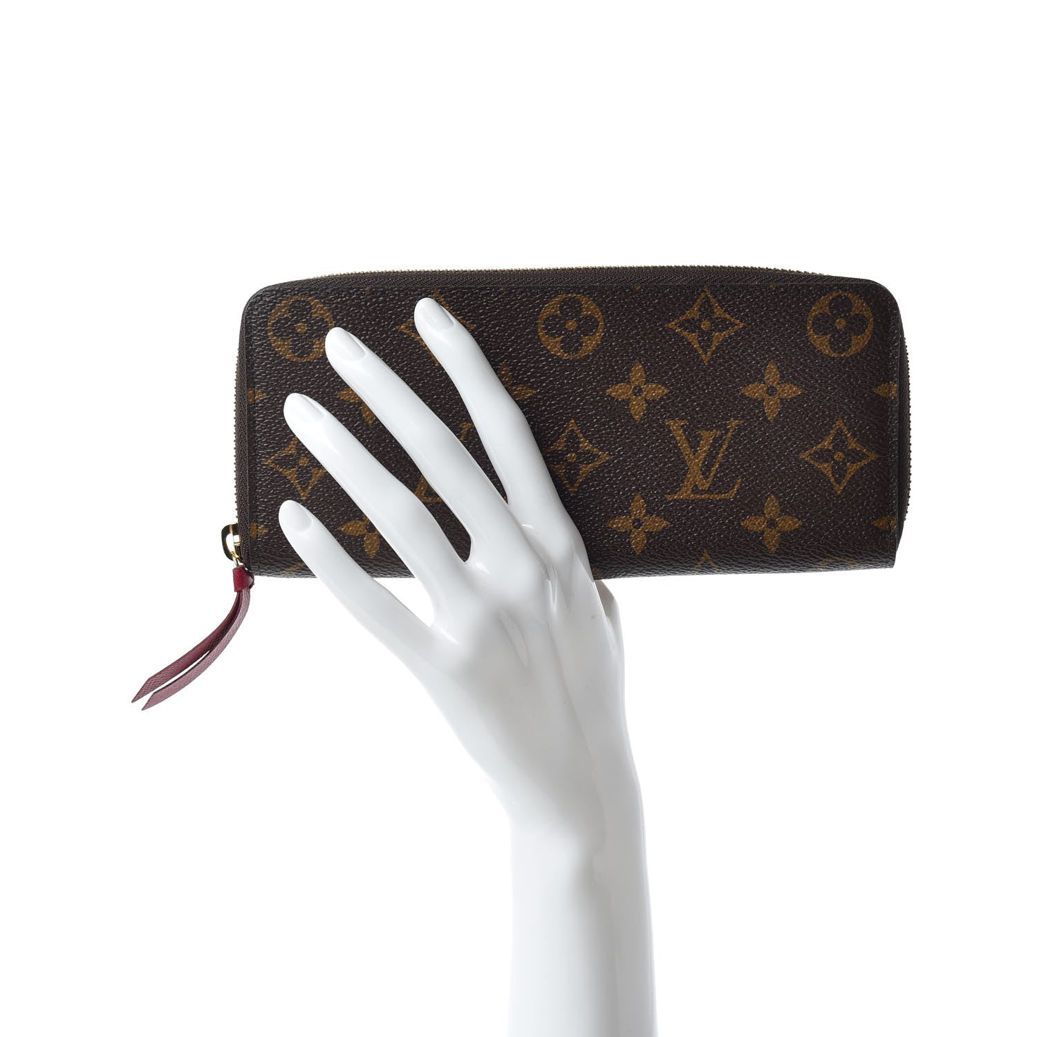 Louis Vuitton Monogram Clemence Wallet Fuchsia 2 of 7