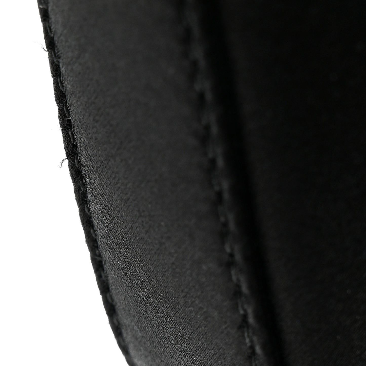 Silk Satin Phone Baguette Black