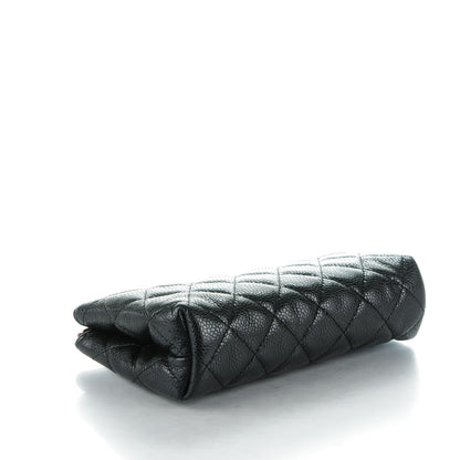 Chanel Caviar Quilted Small Cosmetic Case Black 4 of 8