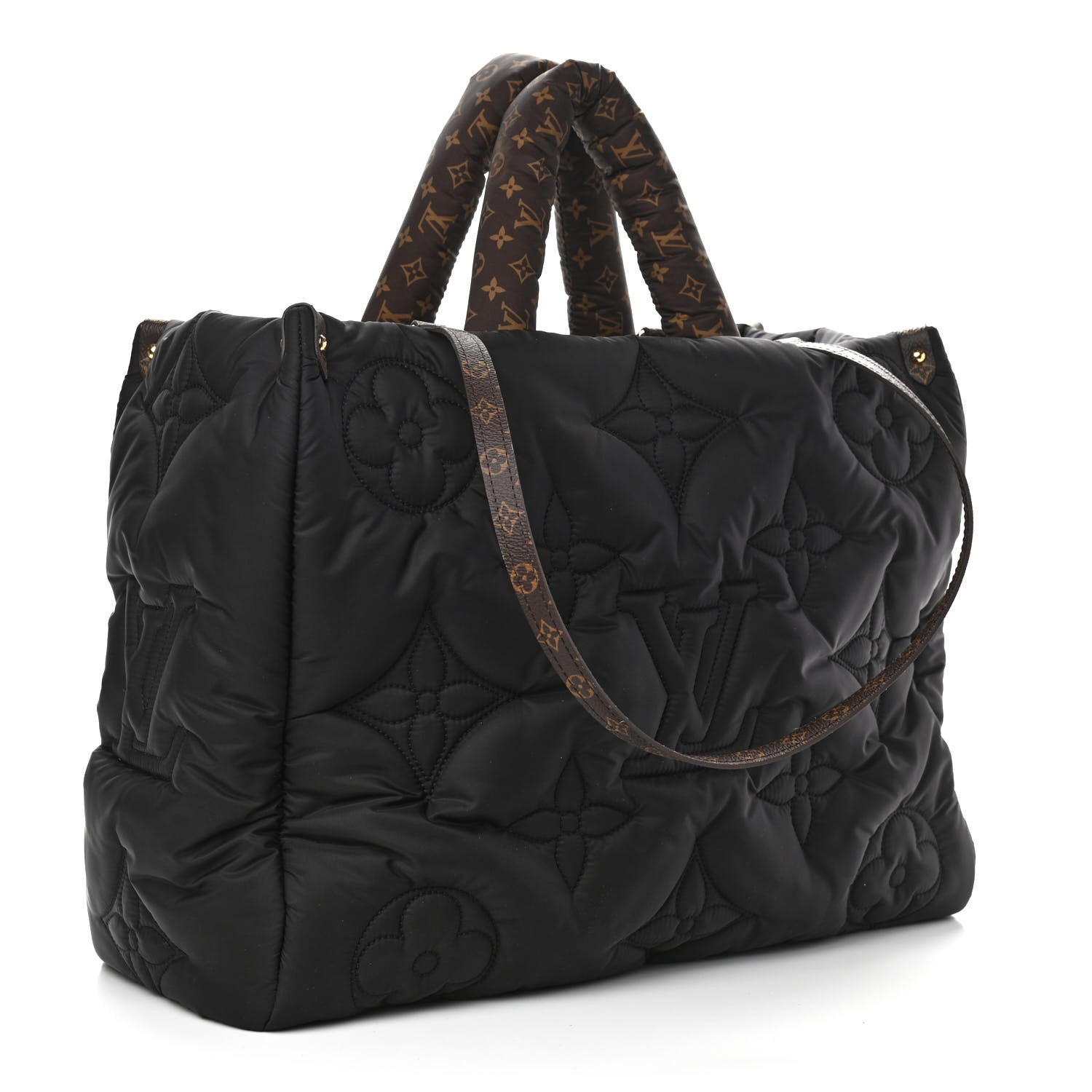 Louis Vuitton Econyl Monogram Pillow Giant Onthego GM Black 3 of 9
