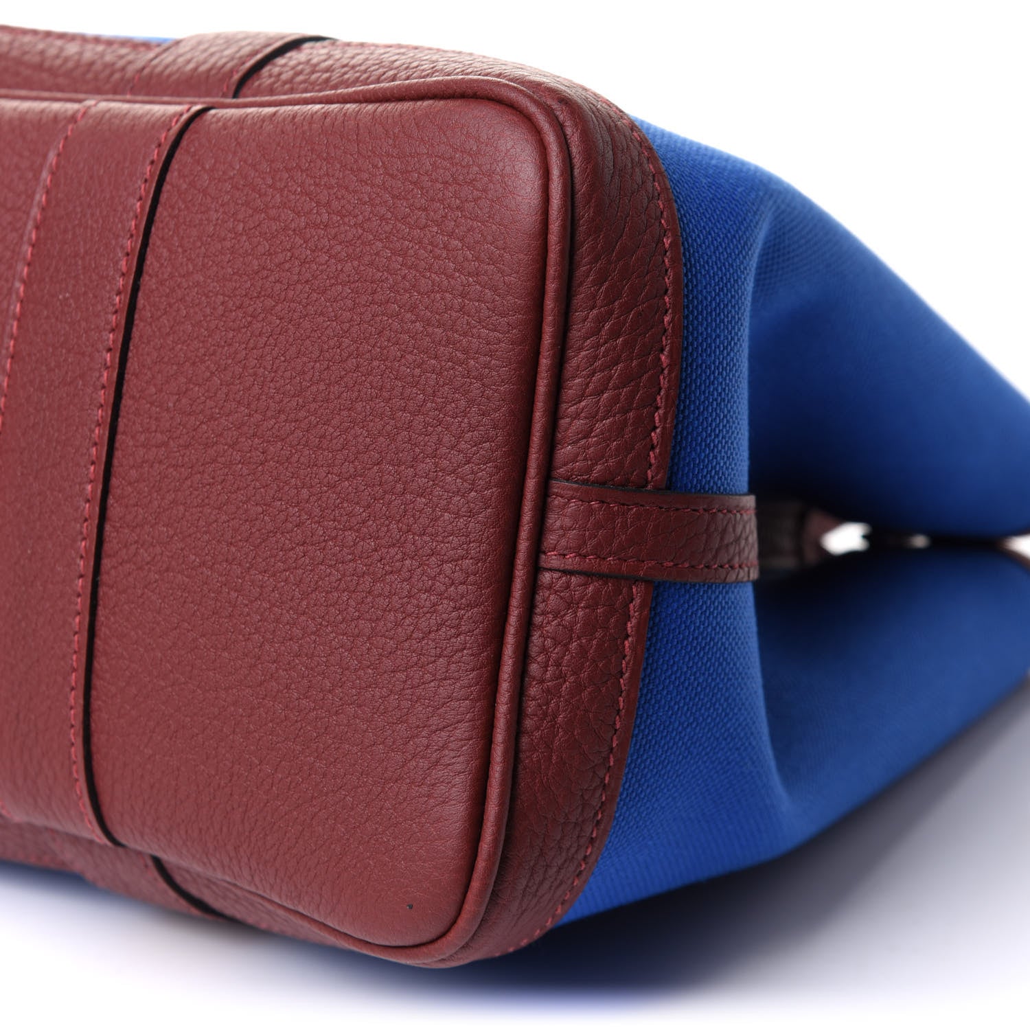 Hermes Toile Negonda Garden Party 30 TPM Bleu Bill Rouge H 8 of 9