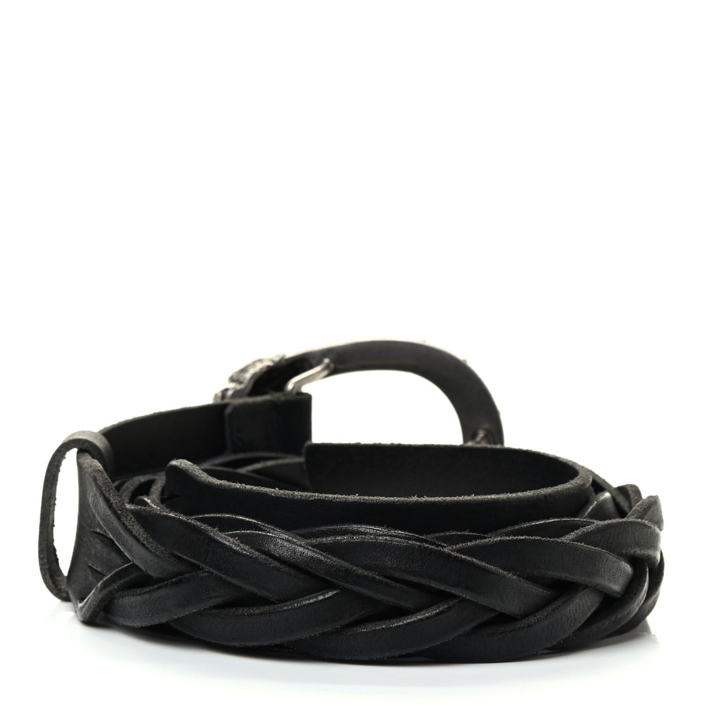 Calfskin Braided Dionysus Belt 100 40 Black