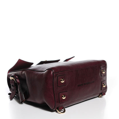 Mulberry Natural Leather Cara Delevigne Convertible Satchel Oxblood 4 of 10