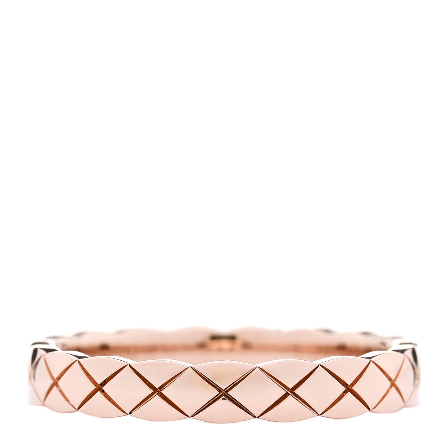 18K Beige Gold Mini Coco Crush Ring 55 7.25