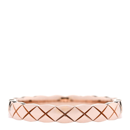 Chanel 18K Beige Gold Mini Coco Crush Ring 55 7.25 3 of 5