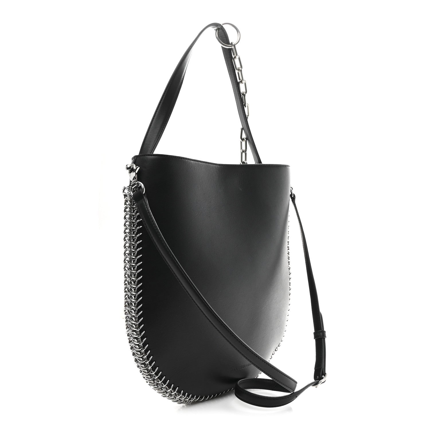 Alexander Wang Calfskin Chain Around Roxy Hobo Black 4 of 12