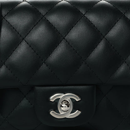 Chanel Calfskin Quilted CC Uniform Flap Belt Bag Black 9 of 11