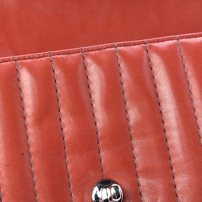 Chanel Lambskin Vertical Quilted East West Flap Red 9 of 24