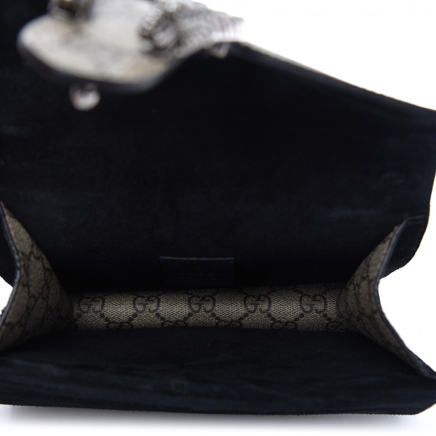 GG Supreme Monogram Mini Dionysus Shoulder Bag Black