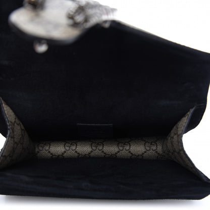 Gucci GG Supreme Monogram Mini Dionysus Shoulder Bag Black 5 of 10
