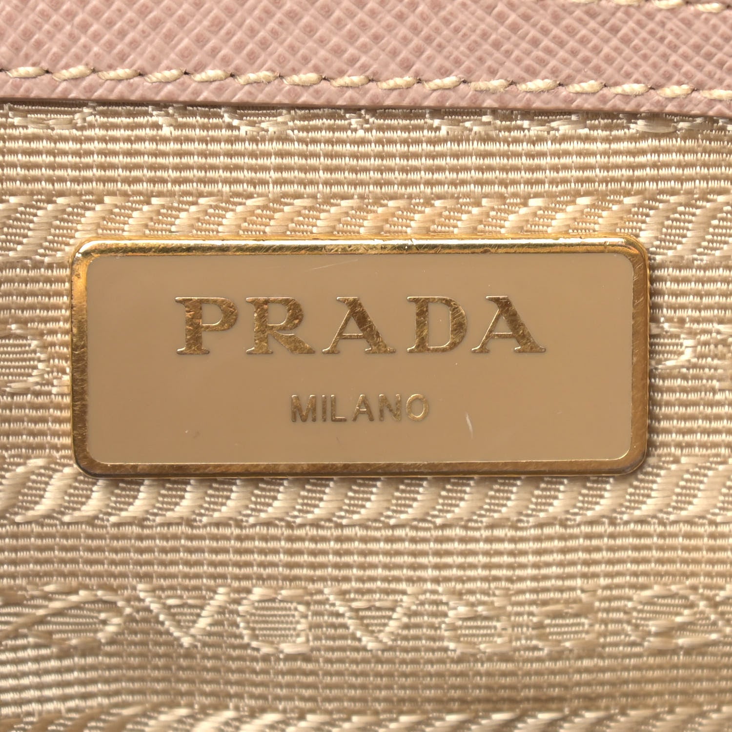 Prada Saffiano Lux Small Tote Cammeo 6 of 19