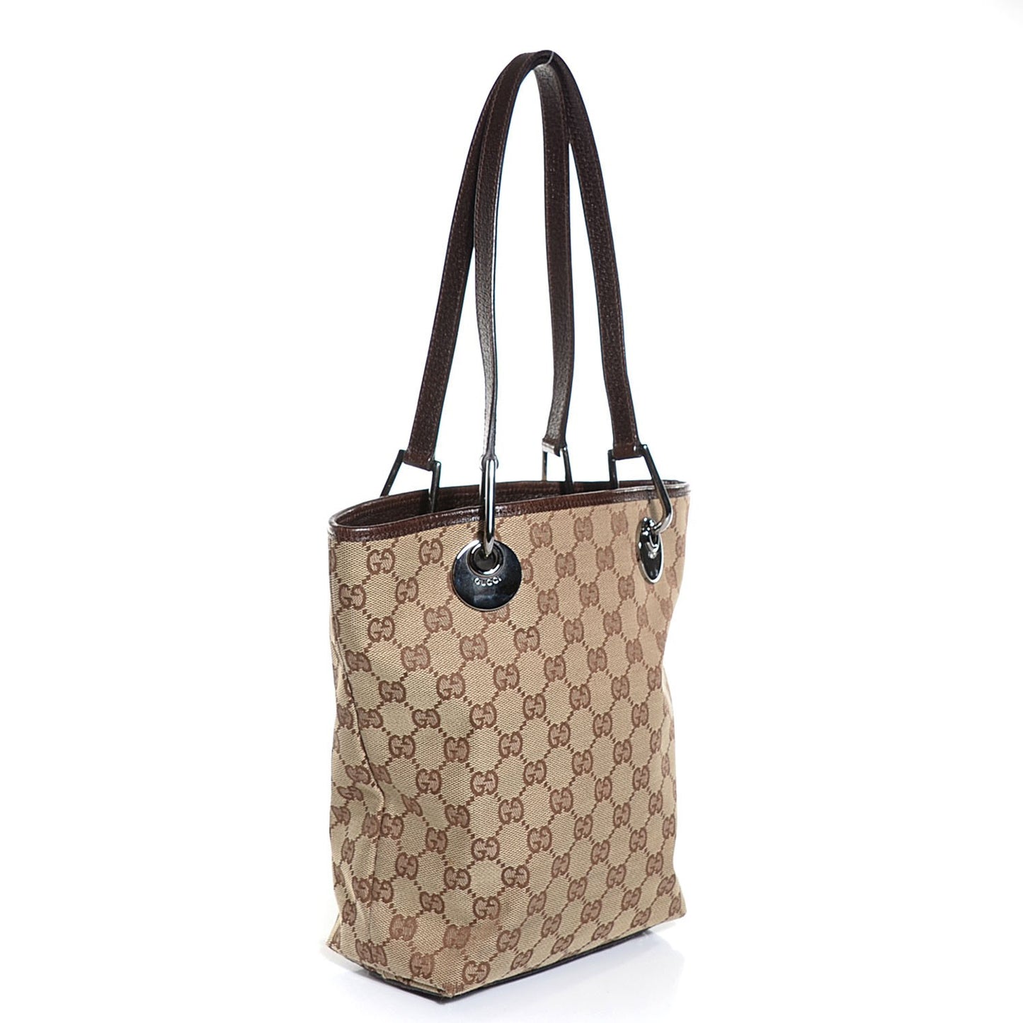 Monogram Small Eclipse Tote Brown