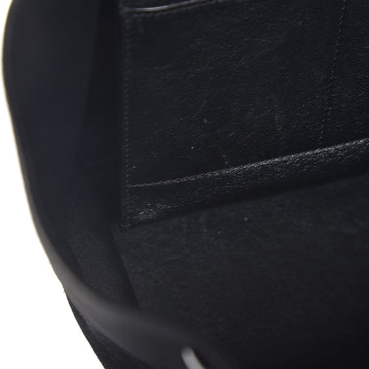 Celine Drummed Calfskin Suede Medium Trapeze Black 10 of 13