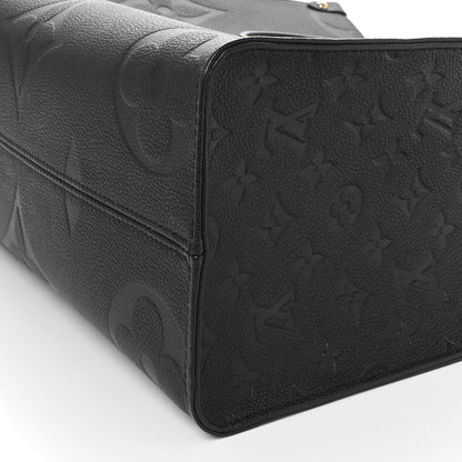 Louis Vuitton Empreinte Monogram Giant Onthego MM Black 9 of 10