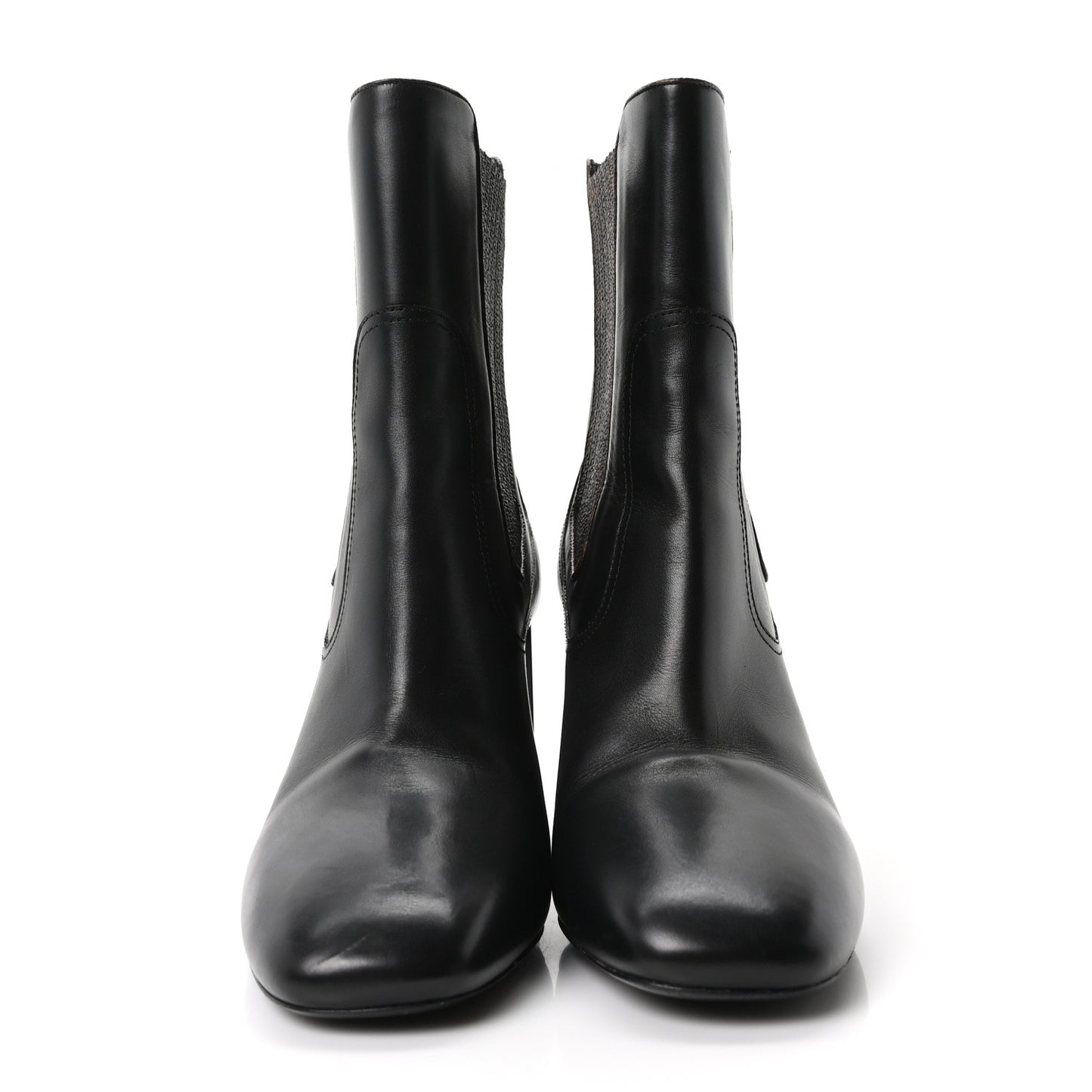 Calfskin Monogram Silhouette Chelsea Ankle Boots 41