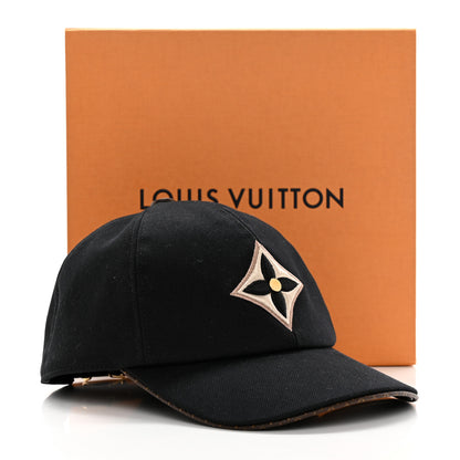 Louis Vuitton Monogram Cotton Jacquard Embroidered LV Day Cap M Black 11 of 11