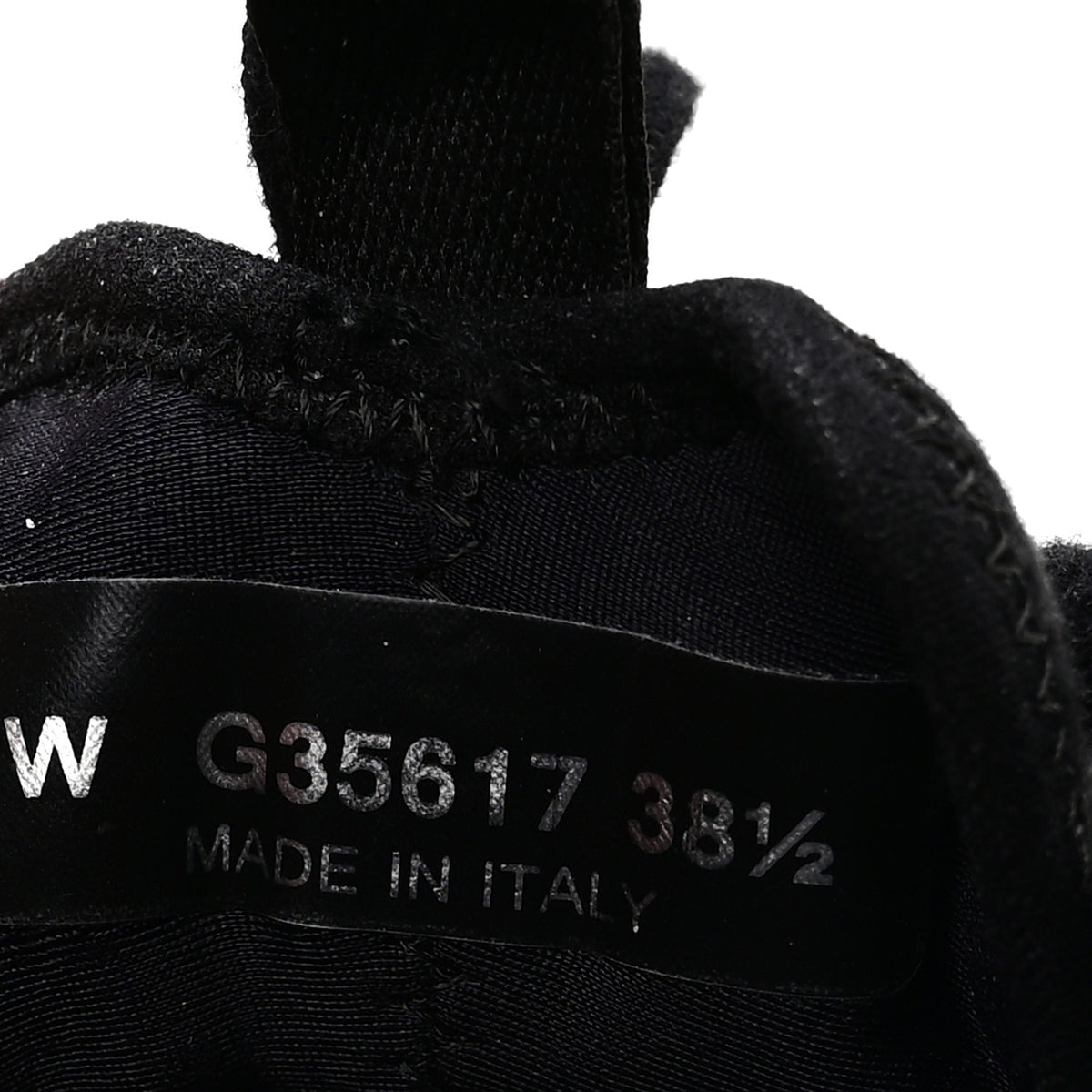 Chanel Velvet Calfskin Mixed Fibers CC Sneakers 38.5 Black 7 of 8