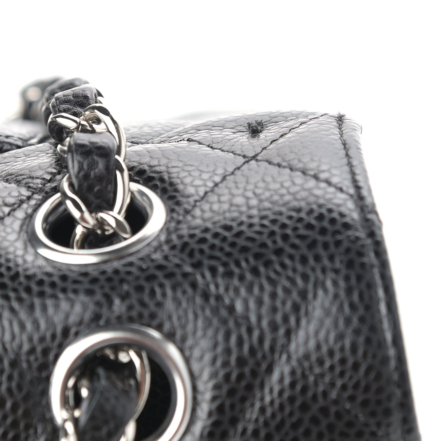 Chanel Caviar Quilted Medium Double Flap Black 9 of 9