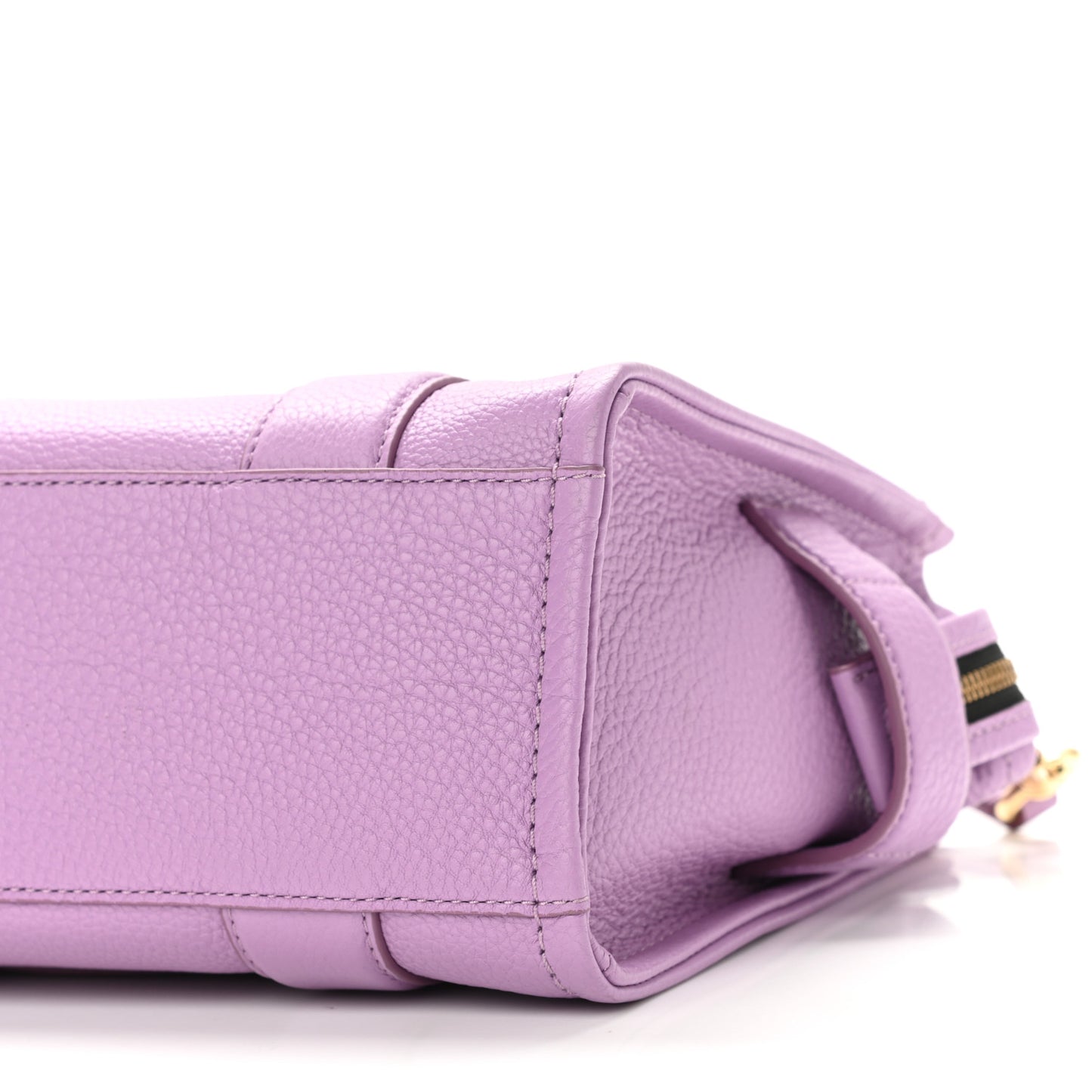 Grained Calfskin Small The Tote Bag Regal Orchid