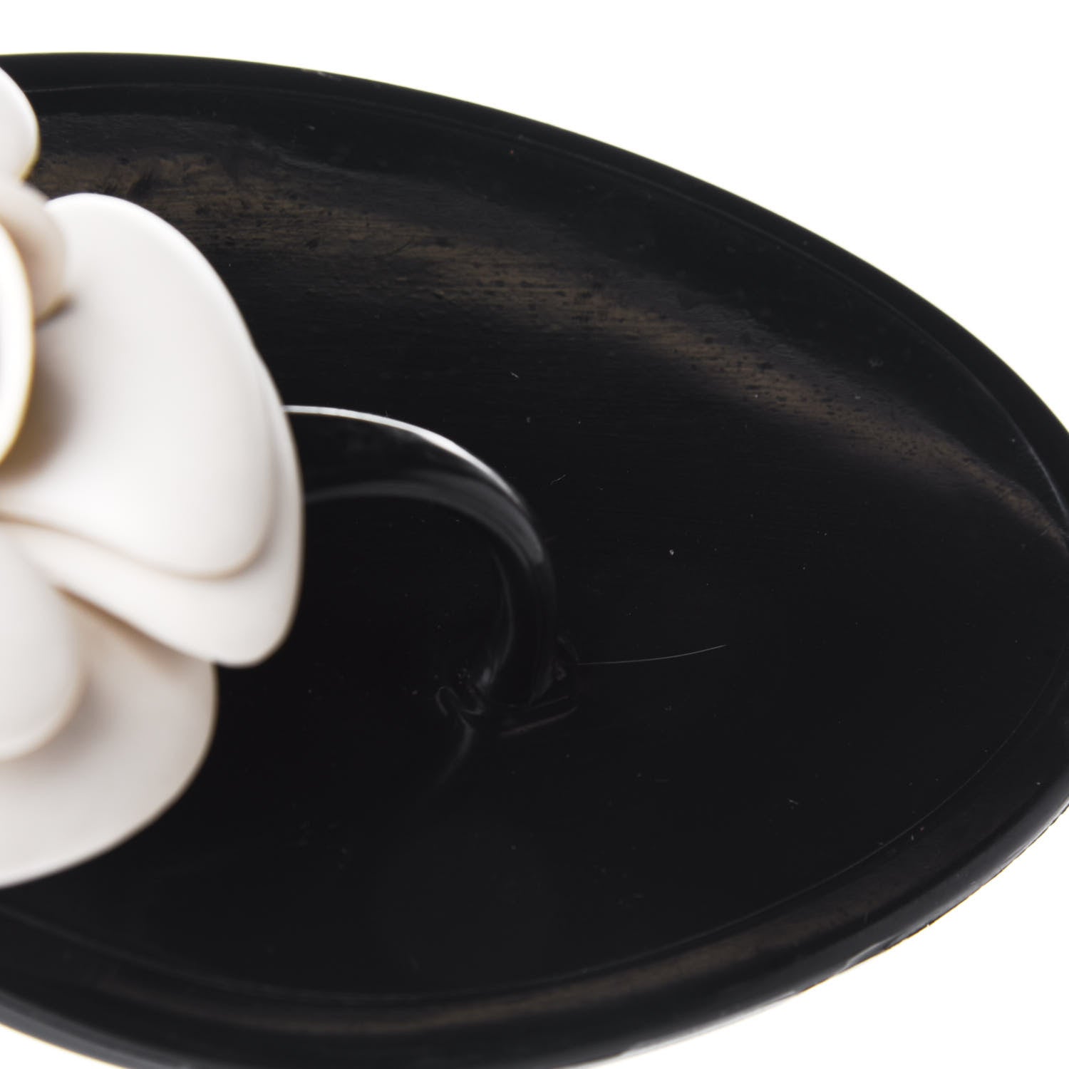 Chanel Jelly Camellia Thong Sandals 40 Black Ivory 10 of 10