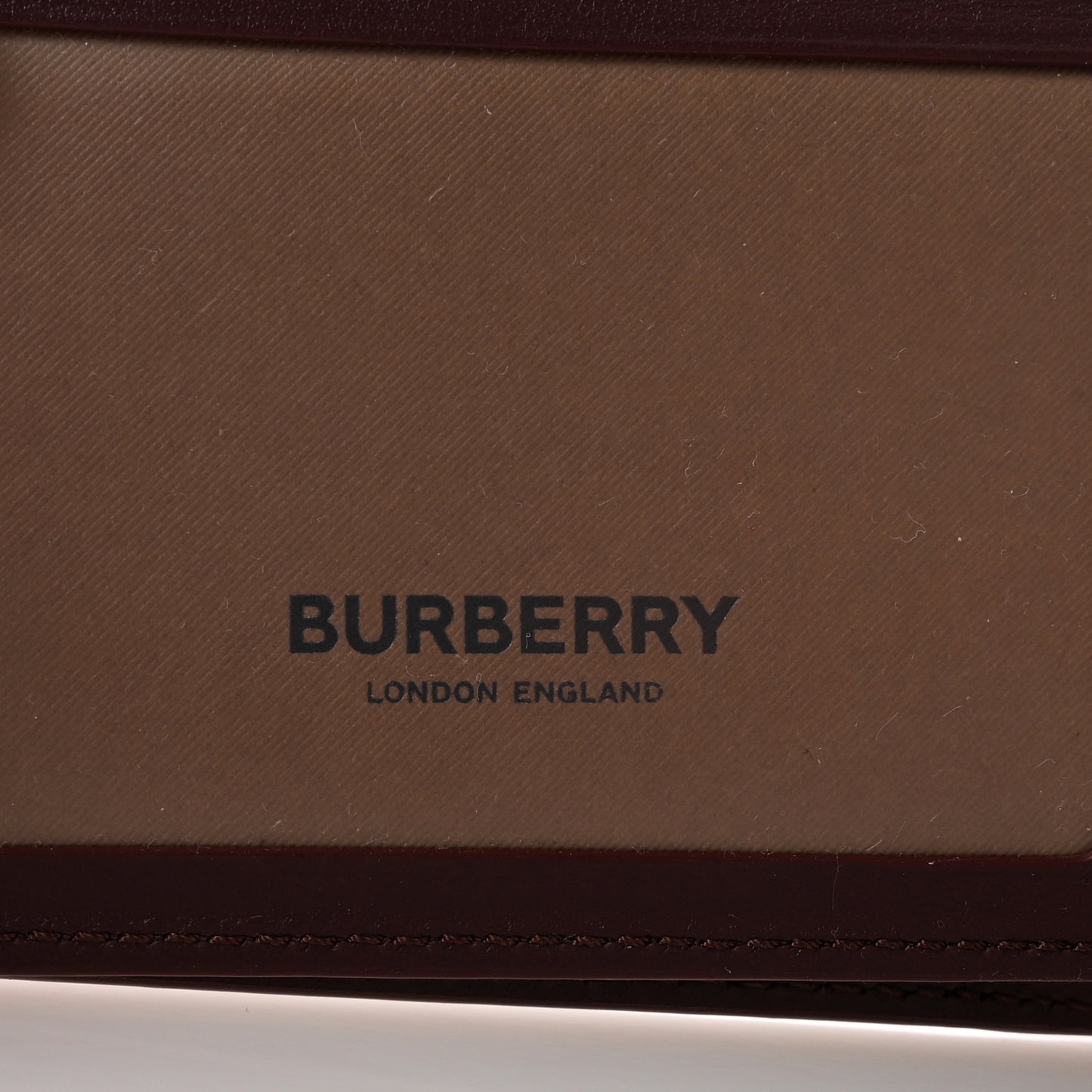 Calfskin Logo Ronan Bi-Fold Wallet Oxblood