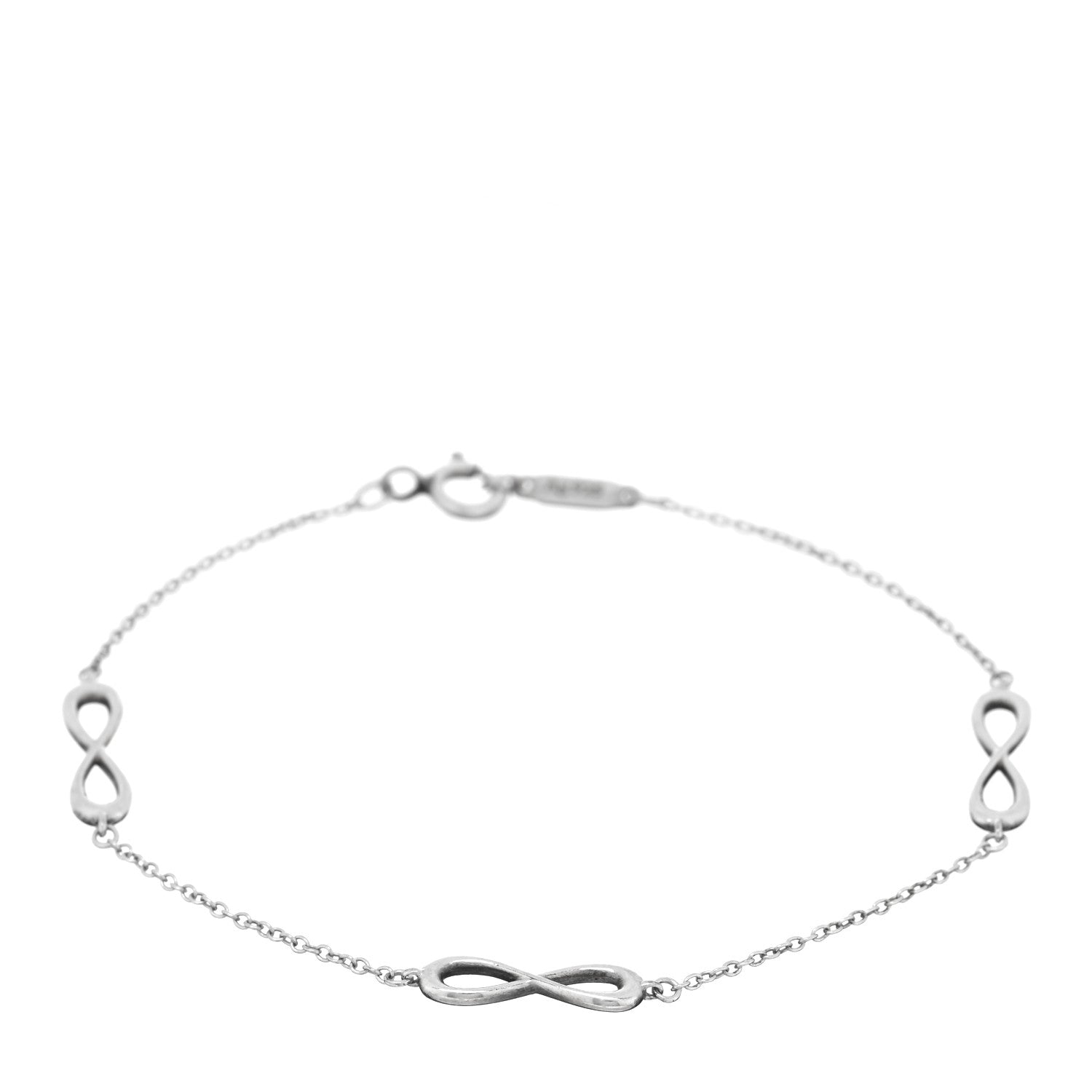 Tiffany Sterling Silver Infinity Endless Bracelet 1 of 4