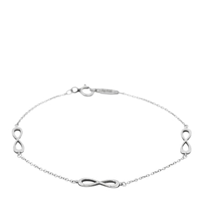 Tiffany Sterling Silver Infinity Endless Bracelet 1 of 4