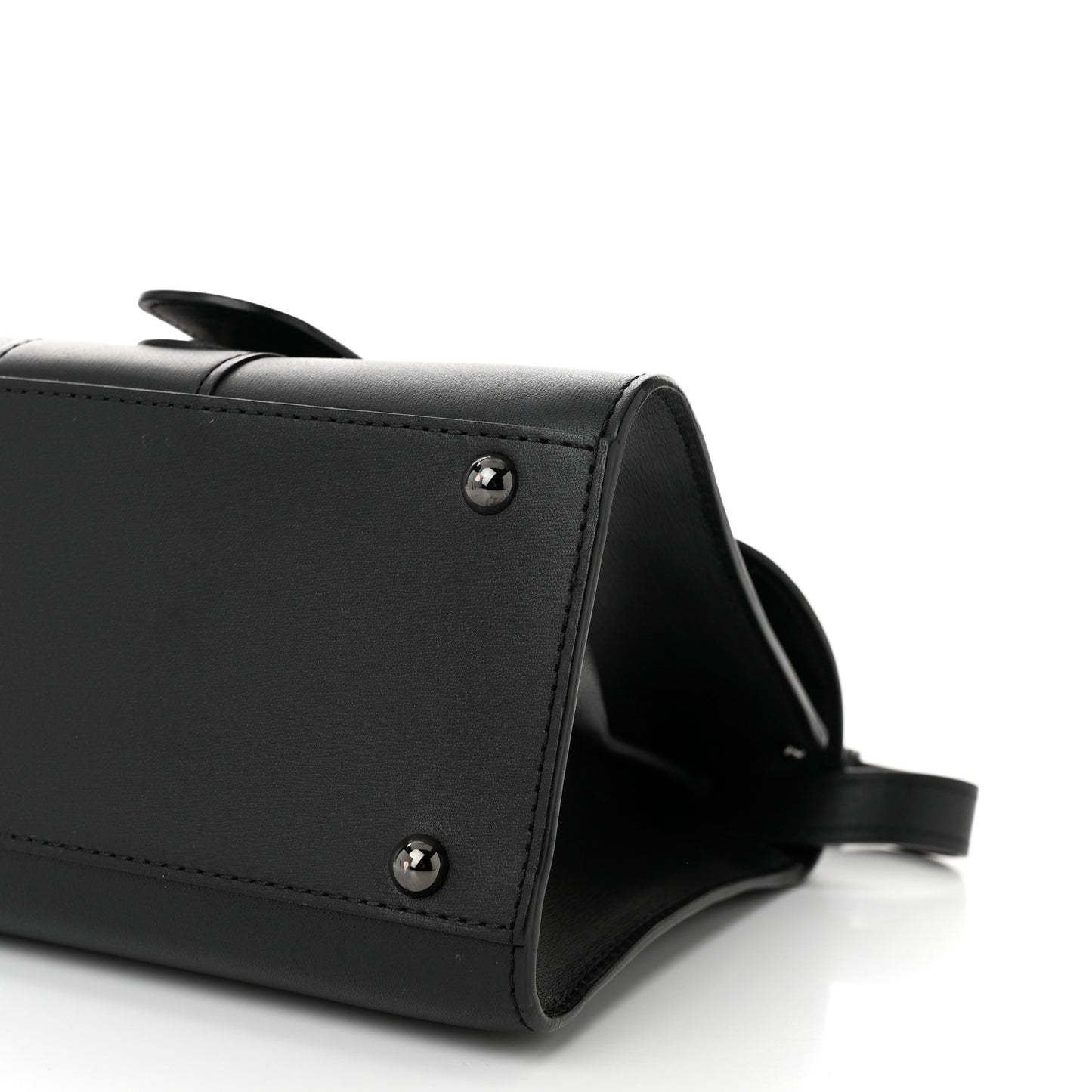 Box Calfskin Mini Brillant Satchel Black