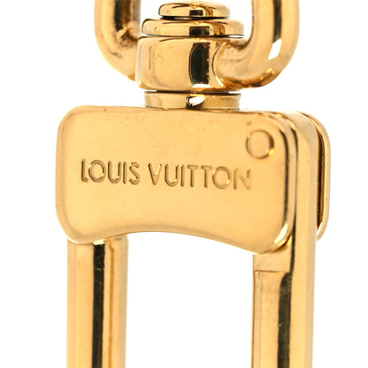 Louis Vuitton Monogram Giant Crafty Illustre Bag Charm Key Ring Creme Caramel 3 of 3