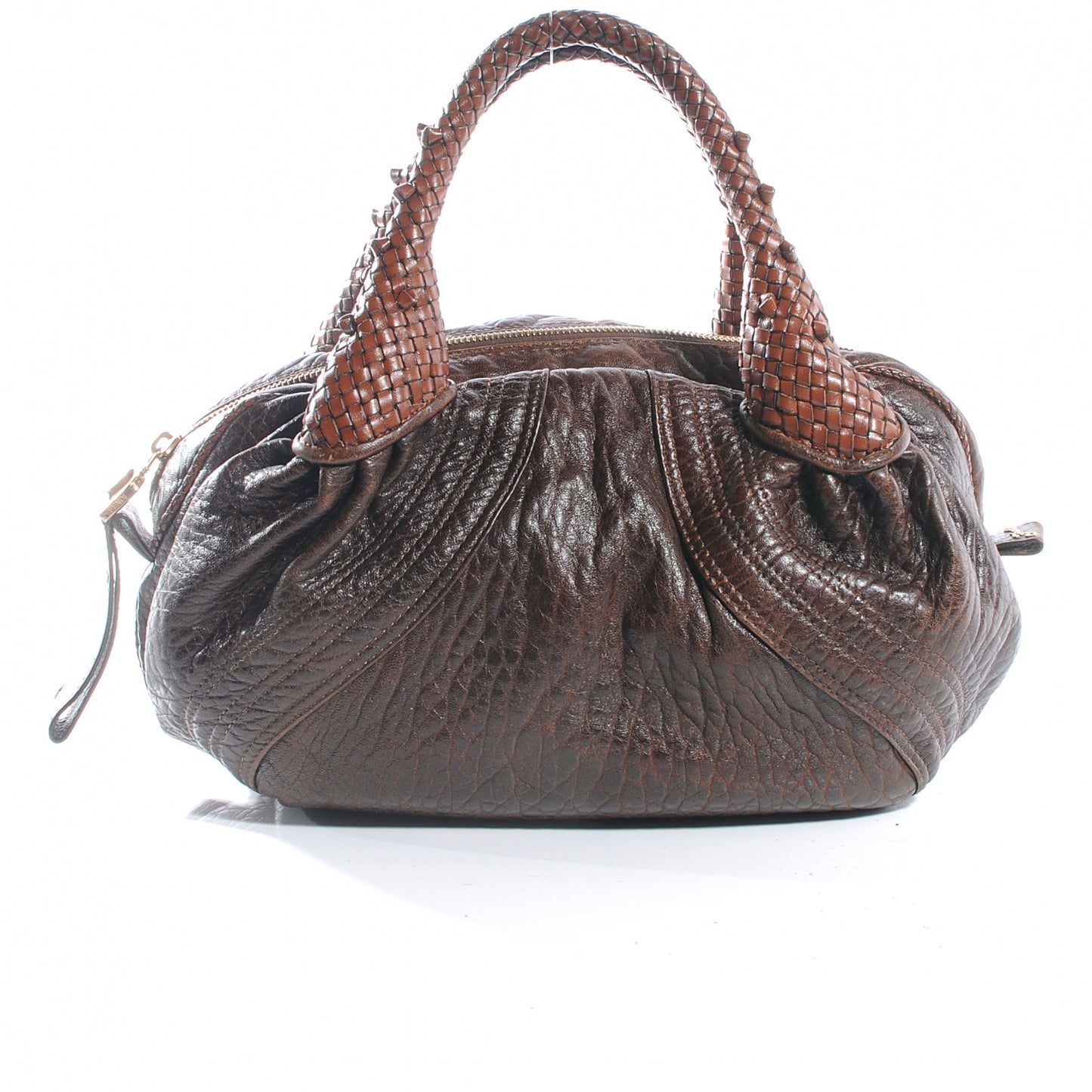 Nappa Nuvolata Spy Bowler Cognac