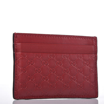 Gucci Microguccissima Card Holder Red 3 of 8