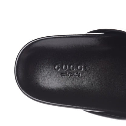 Gucci Malaga Kid Womens Horsebit River Slippers 35 Black 7 of 10