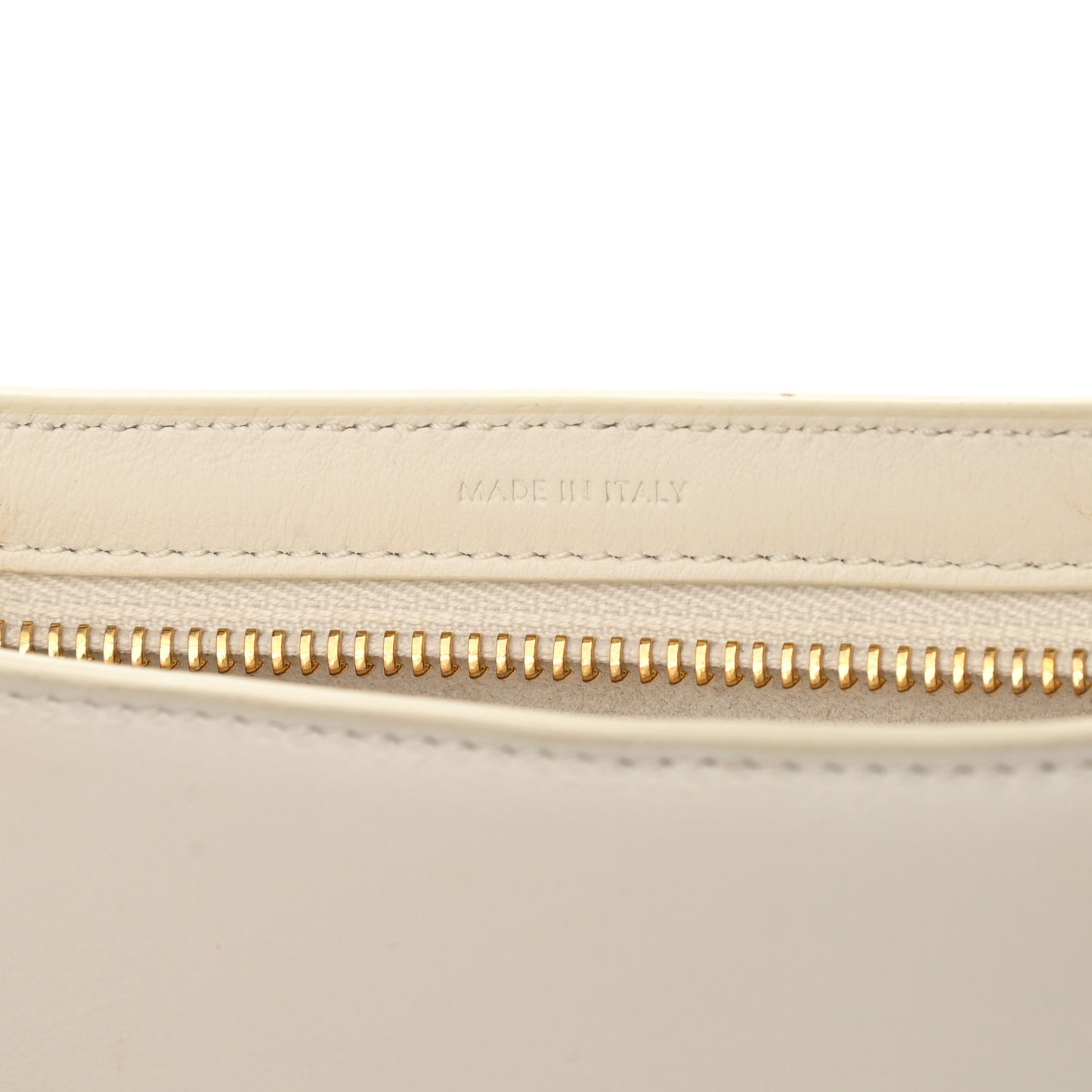Smooth Calfskin Cuir Triomphe Shoulder Bag White