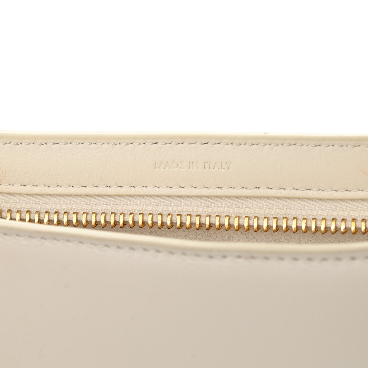 Celine Smooth Calfskin Cuir Triomphe Shoulder Bag White 7 of 15