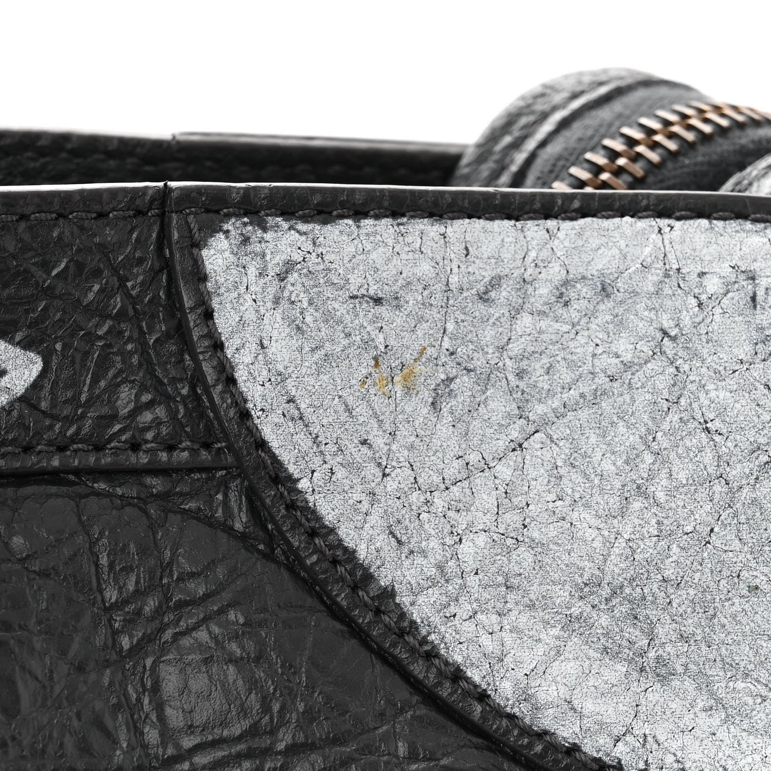 Balenciaga Agneau Arena Graffiti All Over Classic Hardware City Gris Fossile White 12 of 12