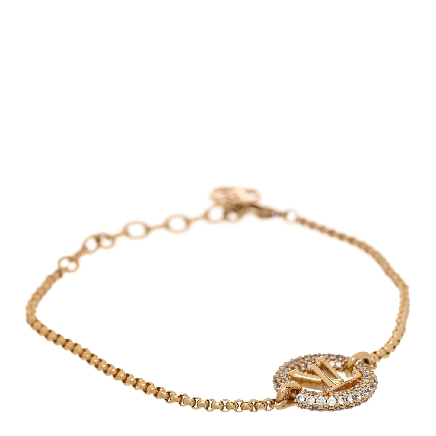 Metal Crystal Louise By Night Bracelet Gold